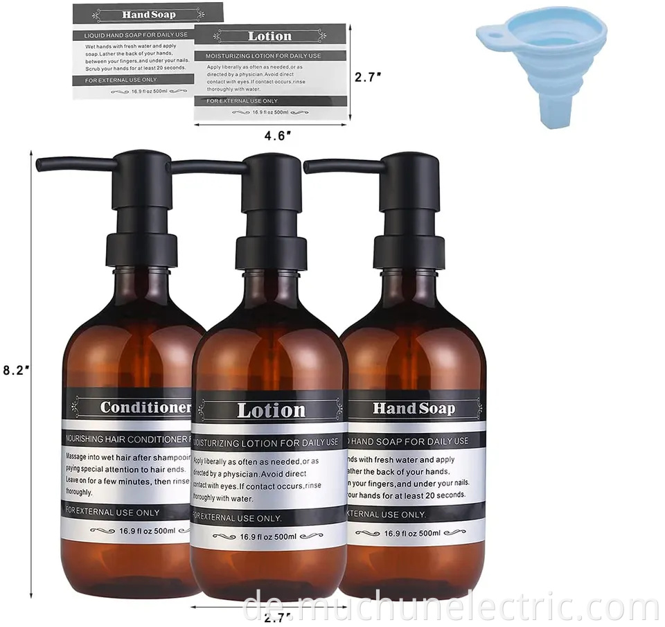 PET plastic lotion bottle